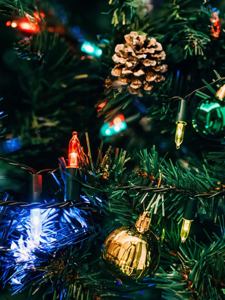 Twinkle Star 50 LED Battery Operated Christmas Lights 16 ft, Waterproof Tree Lights with 8 Lighting Modes, Indoor Outdoor Patio Garden Party Wedding Christmas Decoration, Multicolor