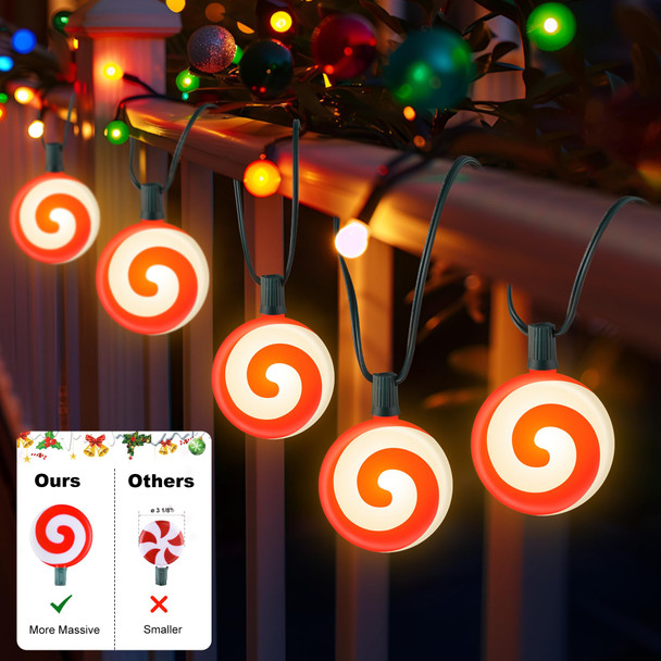 Ultimate Unicorn Christmas Lollipop Pathway Lights for Christmas Decoration, Red Peppermint Lights Outdoor with Stakes, LED Lollipop Lights for Pathway Yard Sidewalk Garden Rooftop