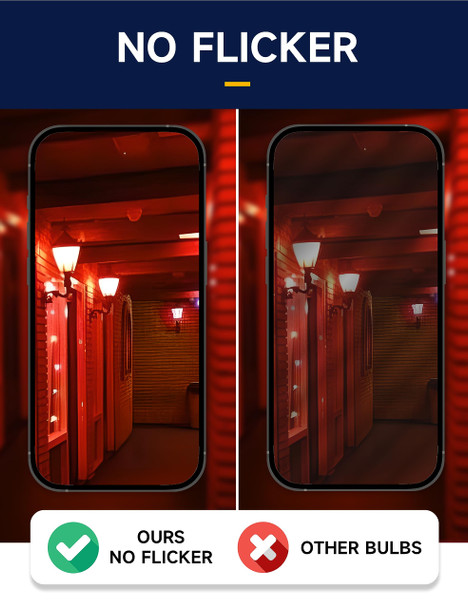 Red Colored Light Bulbs, 5W A15 Light Bulb Equivalent 40 Watt, E26 Medium Base Red LED Bulb for Christmas Decoration, Halloween Decoration, Holiday Party Decor, Home Porch Lighting, 2 Pack