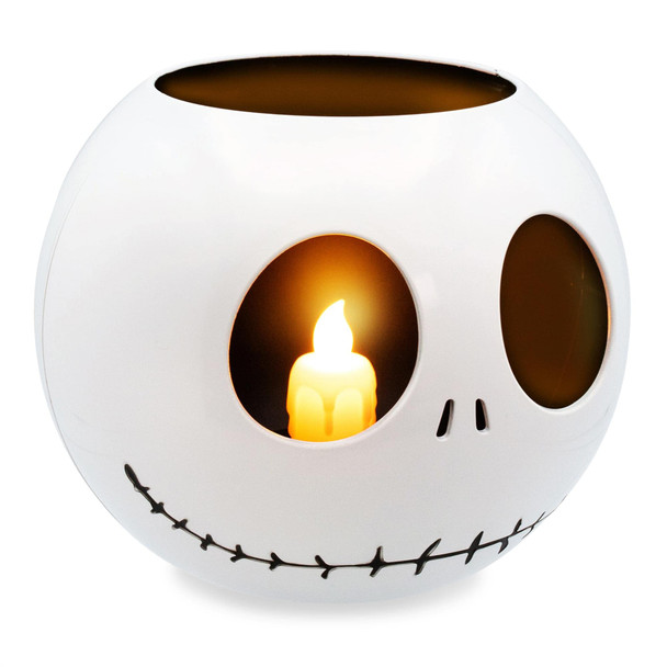 Disney The Nightmare Before Christmas Jack Skellington LED Flickering Flameless Candle With Automatic Timer Officially Licensed Collectible Disney The Nightmare Before Christmas Jack Skellington LED Flickering Flameless Candle With Automatic Timer Officially Licensed Collectible