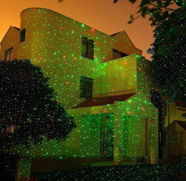Laser Christmas Projector Lights Outdoor, Outdoor Garden Moving Firefly Landscape Lights Waterproof RGB, Christmas Decorations Light with Remote Control