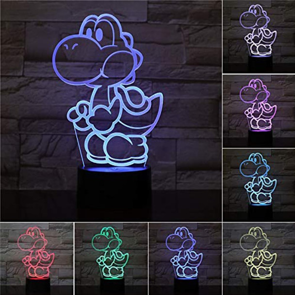 Yoshi Night Light for Kids, Yoshi Light 16 Color RGB Touch Remote Controller Lamp for Yoshi Lovers Children's Room Decoration Table Lamp for Christmas Lighting