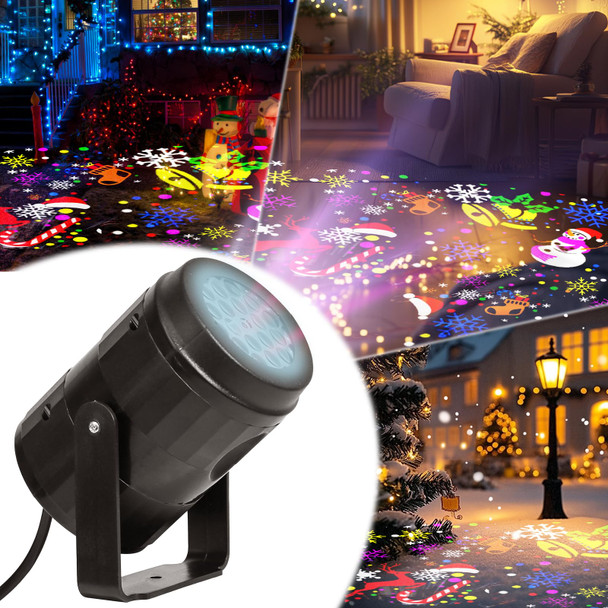YNYFUNY Christmas Projector Lights Outdoor/Indoor, Holiday Projector for Xmas， Led Projector Decorative Lighting for Christmas Party Decorations (Christmas Light)