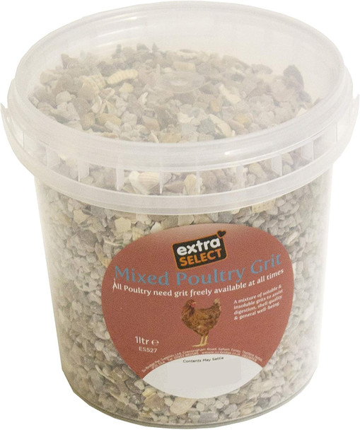 Extra Select Mixed Poultry Grit Tub, 1 Litre10Es527