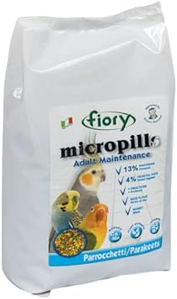 Fiory Micropills Parakeet, Lovebird, Budgie 1.4Kg Fiory Micropills Parakeet, Lovebird, Budgie 1.4Kg