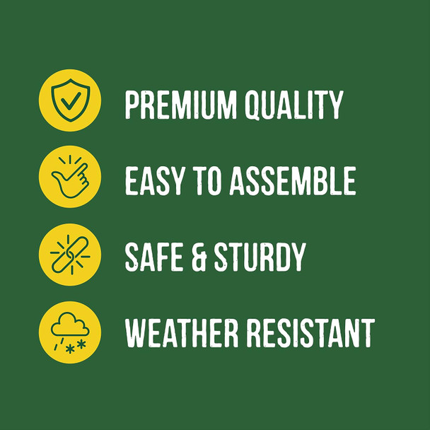 Honeyfield'S 78485997 Feeding Station,Heavy Duty Bird Feeding Station With Two Hooks For Hanging Feeders,Great For Any Garden Or Outdoor Area - (5.5X49X49Cm),Black78485997 Honeyfield'S 78485997 Feeding Station,Heavy Duty Bird Feeding Station With Two Hooks For Hanging Feeders,Great For Any Garden Or Outdoor Area - (5.5X49X49Cm),Black78485997