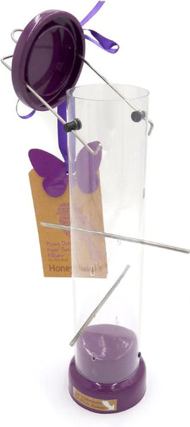 Honeyfields 71481397 Hanging Wild Bird Nyjer Seed Feeder, Metal & Heavy Duty For Outdoor & Garden Use. In Green, Easy Clean, Ideal Use For Wild Bird Food, 36.5 Cm15.0 Cm15.0 Cm71481397