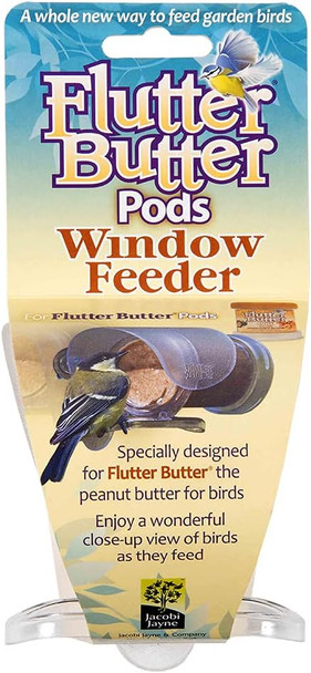 Jacobi Jayne Fbw-1 Flutter Butter Window Feeder, Clear, 210.0 Mm110.0 Mm90.0 Mmfbw-1