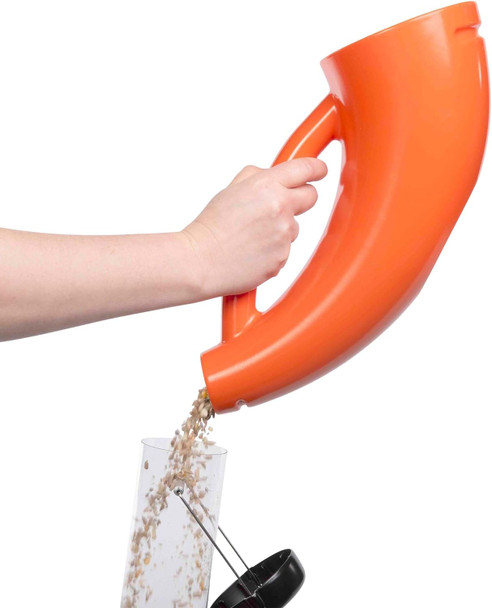Jacobi Jayne® Superscoop™ Bird Seed Scoop - Scoop, Carry & Pour Without Spilling - Perfect For Filling Your Bird Feeders With Bird Food - Also Makes A Great Pet Food Scoop - Easy To Usejj-Ss