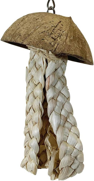 Jellyfish Natural Parrot Budgie Toy Small Jellyfish Natural Parrot Budgie Toy Small