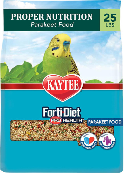 Kaytee Forti-Diet Pro Health Parakeet Food, 25 Lb Kaytee Forti-Diet Pro Health Parakeet Food, 25 Lb