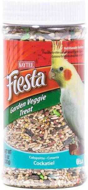Kaytee Garden And Veggie Treat Jar -- Cockatiel 10 Oz