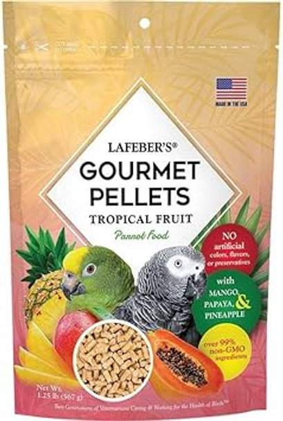 Lafeber Gourmet Pellets - Tropical Fruit - Parrot - African Grey 567G1 Lafeber Gourmet Pellets - Tropical Fruit - Parrot - African Grey 567G1