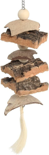Natural Cork Stacker Parrot Toy Natural Cork Stacker Parrot Toy