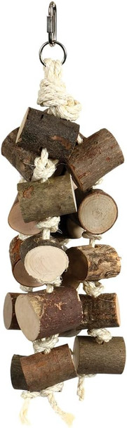Naturals Wood & Rope Log Cluster Parrot Toy - Large Naturals Wood & Rope Log Cluster Parrot Toy - Large