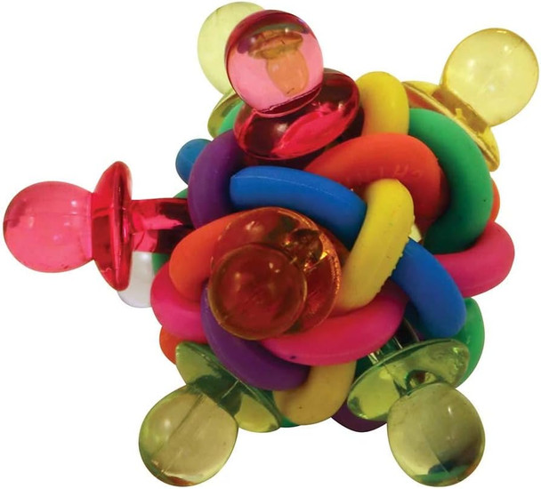 Northern Parrots Binkies Ball Foot Toy For Parrots Small Northern Parrots Binkies Ball Foot Toy For Parrots Small