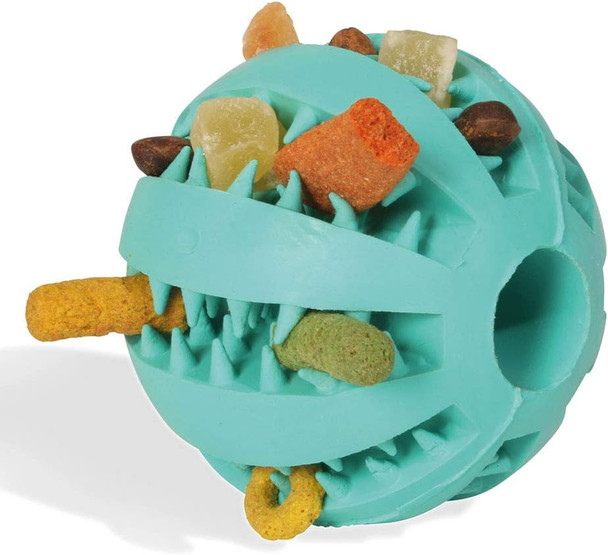 Northern Parrots Rubber Tooth Foraging Ball Feeding Treat Northern Parrots Rubber Tooth Foraging Ball Feeding Treat