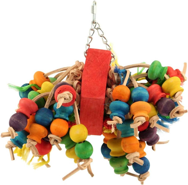 Northern Parrots Stuffed Slice Wooden Hanging Parrot Macaw Toy Northern Parrots Stuffed Slice Wooden Hanging Parrot Macaw Toy