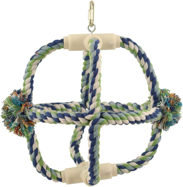 Parrot Orbit - Cotton Climbing Rope Swing Parrot Orbit - Cotton Climbing Rope Swing