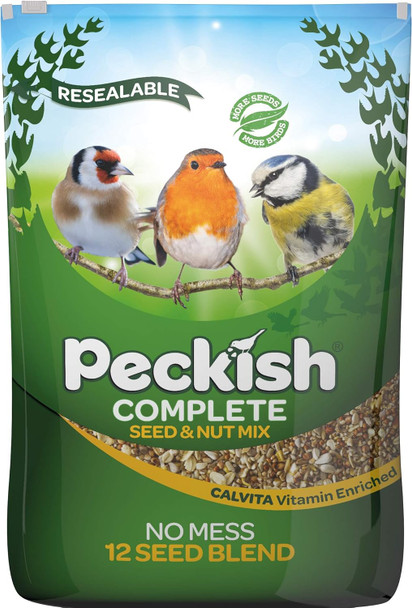 Peckish Complete Seed And Nut No Mess Wild Bird Food Mix, 12.75Kg60051334 Peckish Complete Seed And Nut No Mess Wild Bird Food Mix, 12.75Kg60051334