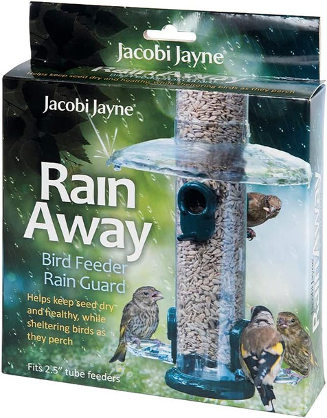 Rain Proof Bird Feeder Guard - Jacobi Jayne® Rainaway™ Bird Feeder Rain Guard - Helps Keep Seed Dry And Healthy While Sheltering Perched Garden Birds - Anti Rain, Bird Feeder Weather Bafflera-1 Rain Proof Bird Feeder Guard - Jacobi Jayne® Rainaway™ Bird Feeder Rain Guard - Helps Keep Seed Dry And Healthy While Sheltering Perched Garden Birds - Anti Rain, Bird Feeder Weather Bafflera-1