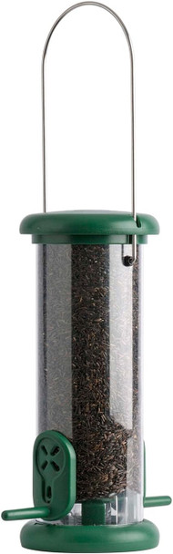 Ring-Pull To-N1G Small Bird Feeder For Niger Seeds - Greento-N1G Ring-Pull To-N1G Small Bird Feeder For Niger Seeds - Greento-N1G