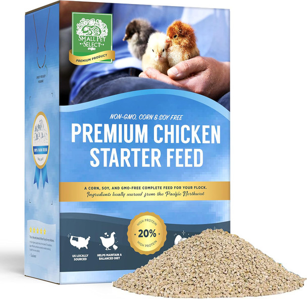 Small Pet Select - Chicken Starter Feed (Corn-/Soy-/Non-Gmo), 20Lb
