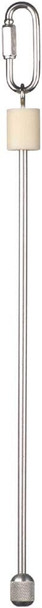 Stainless Steel Kabob Parrot Fruit Treat Holder - 10 Inch