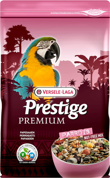 Versele-Laga Prestige Premium Parrot Food With Vam 2Kg, Clears0023 Versele-Laga Prestige Premium Parrot Food With Vam 2Kg, Clears0023