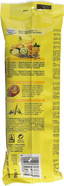 Vitakraft Budgie Kracker Bird Food Orange-Apricot/Kiwi-Cit/Sesame-Banana, Pack Of 7Utpd1349_7