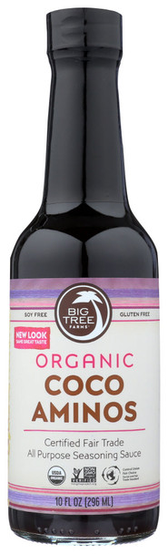 Big Tree Farms Organic Coconut Aminos Soy Sauce Alternative Bottle
