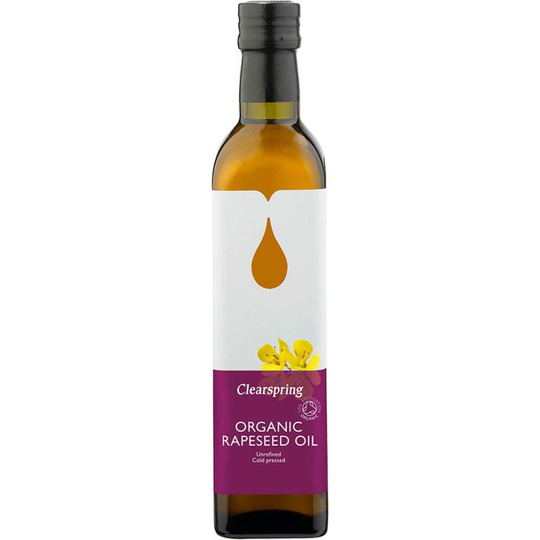 Clearspring - Organic Rapeseed Oil - 500Ml Clearspring - Organic Rapeseed Oil - 500Ml