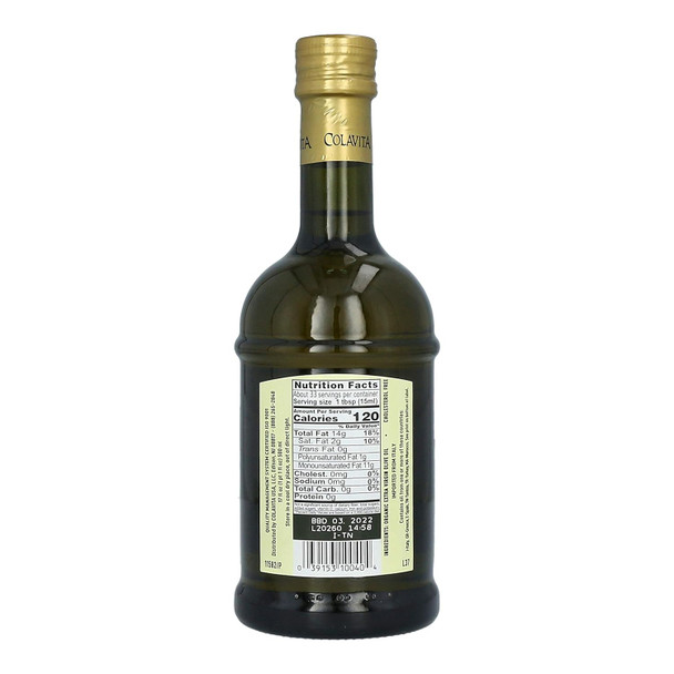 Colavita 100% Organic Extra Virgin Olive Oil 17 Oz Colavita 100% Organic Extra Virgin Olive Oil 17 Oz
