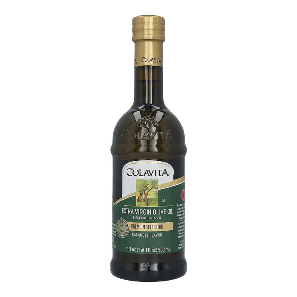 Extra Virgin Olive Oil - Colavita - Premium Selection - First Cold Pressed Evoo - 17Oz Glass Bottle Extra Virgin Olive Oil - Colavita - Premium Selection - First Cold Pressed Evoo - 17Oz Glass Bottle