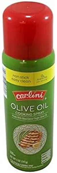 Carlini Non-Stick Cooking Spray Made With Real Extra Virgin Olive Oil - 5 Oz