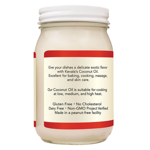 Kevala Organic Raw Coconut Oil, 16 Ounce (Pack Of 2)
