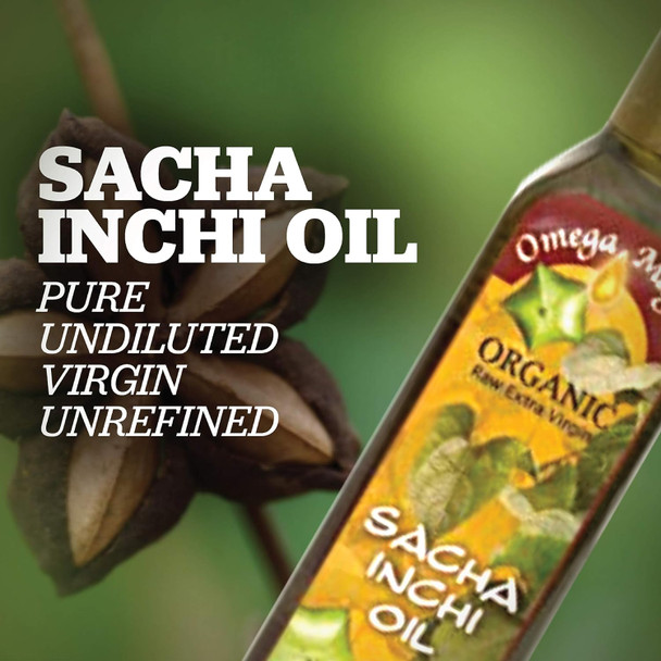 Sacha Inchi Oil - Oil - Sacha Inchi Seeds Oil - Organic Hair Oil - Superfood Oil - Organic Cold Pressed Oil - Sac