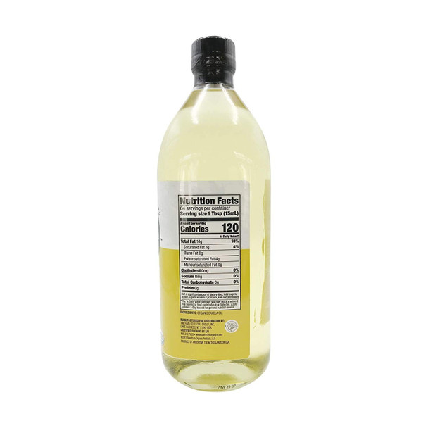 Spectrum Culinary, Organic Canola Oil, Refined, 32 Fl.Oz (Pack Of 12)