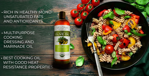 Olive Oil Extra Virgin Organic Unrefined Cold Pressed Velona (32Oz) Olive Oil Extra Virgin Organic Unrefined Cold Pressed Velona (32Oz)