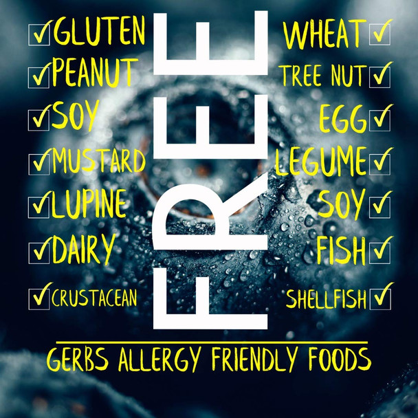 Gerbs Dried Blueberries 2 Lbs.  Freshly Dehydrated Re-Sealable Bulk Bag  Top 14 Food Allergy   Sulfur Dioxide  Blue Berries  Brain & Immune System Booster  Gluten, Peanut, Tree Nut Gerbs Dried Blueberries 2 Lbs.  Freshly Dehydrated Re-Sealable Bulk Bag  Top 14 Food Allergy   Sulfur Dioxide  Blue Berries  Brain & Immune System Booster  Gluten, Peanut, Tree Nut