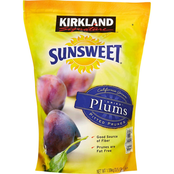 Kirkland Signature, Sunsweet Whole Dried Plums, 3.5 Lbs Kirkland Signature, Sunsweet Whole Dried Plums, 3.5 Lbs