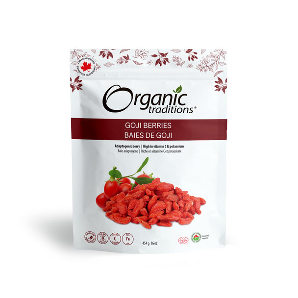 Organic Traditions Gogi Berries, 454 Gram Organic Traditions Gogi Berries, 454 Gram