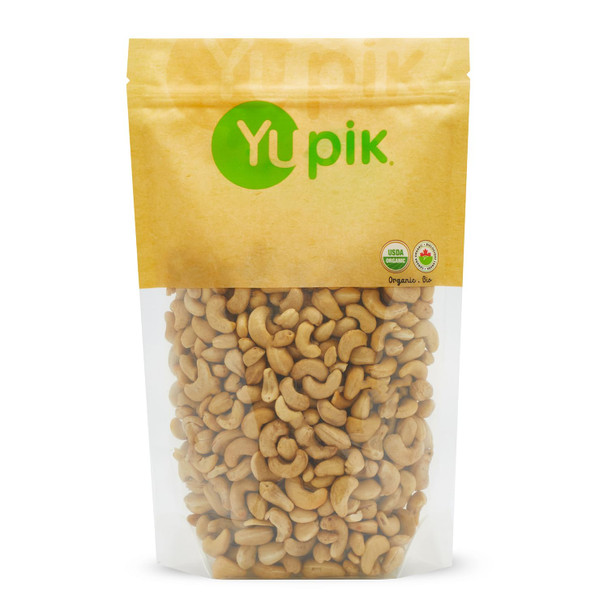 Yupik Nuts Organic Raw Cashews, 2.2 Lb, Non-Gmo, Vegan, Gluten-, Pack Of 1