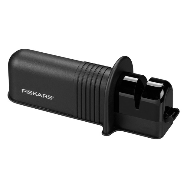 Fiskars Axe And Knife Blade Sharpener - Outdoor And Backyard Tools - Black