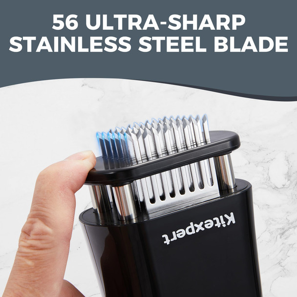 Kitexpert Meat Tenderizer Tool With 56 Stainless Steel Ultra Sharp Needle Blade Durable Meat Tenderizer With Safety Lock Chicken Tenderizer For Beef Steak Meat Tenderizer Machine Kitexpert Meat Tenderizer Tool With 56 Stainless Steel Ultra Sharp Needle Blade Durable Meat Tenderizer With Safety Lock Chicken Tenderizer For Beef Steak Meat Tenderizer Machine