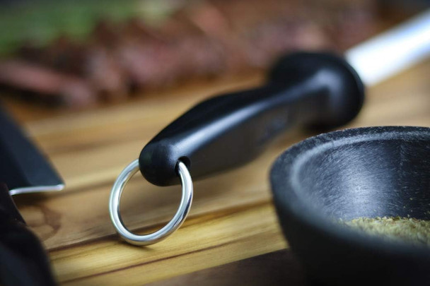 Noble Home & Chef Professional 11.5 Inch Ceramic Honing Rod Has 2 Grit Options A Firm-Grip Handle Hanging Ring And Japanese Ceramic. Noble Home & Chef Sharpening Rods Are Perfect For Chefs (White 1000/2000 Grit)