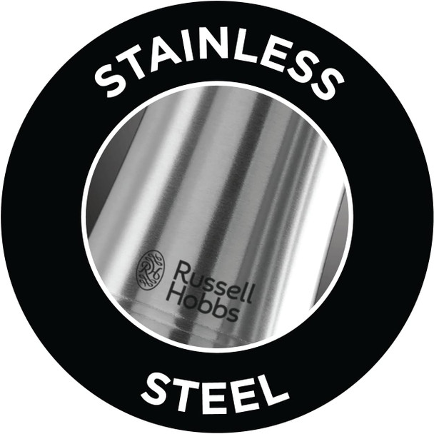 Russell Hobbs Battery Powered Salt And Pepper Grinders 23460-56 - Stainless Steel And Silver