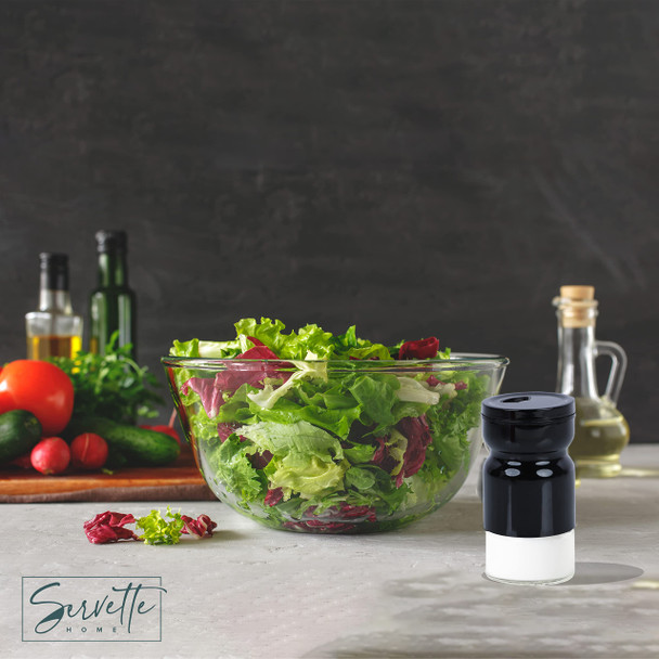 Servette Home  & Metal Salt And Pepper Shakers - Set Of 2 Black