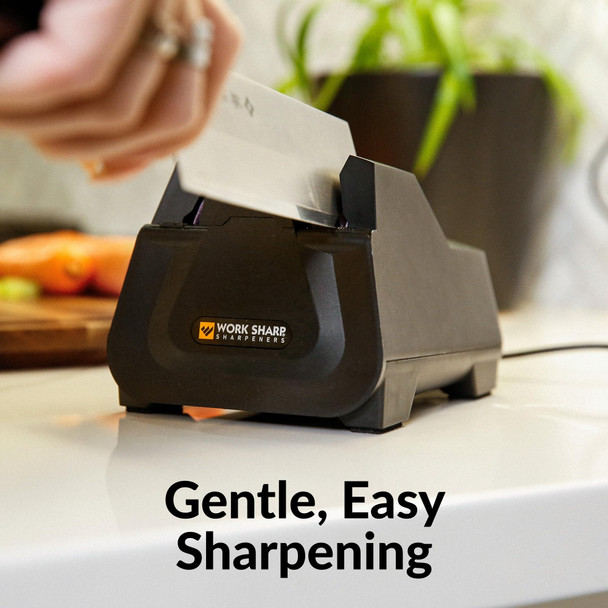 Work Sharp Electric Kitchen Knife Sharpener - Get Knives Ready For Cookouts And Bbq'S- Fits In Kitchen Drawer Sharpens Every Time Fast & Easy Work Sharp Electric Kitchen Knife Sharpener - Get Knives Ready For Cookouts And Bbq'S- Fits In Kitchen Drawer Sharpens Every Time Fast & Easy