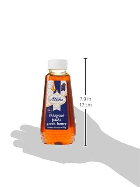 Greek Honey with Thyme, Wild Flowers and Herbs "Attiki" 470g